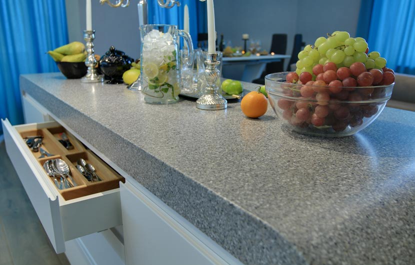 Grey Quartz Worktops