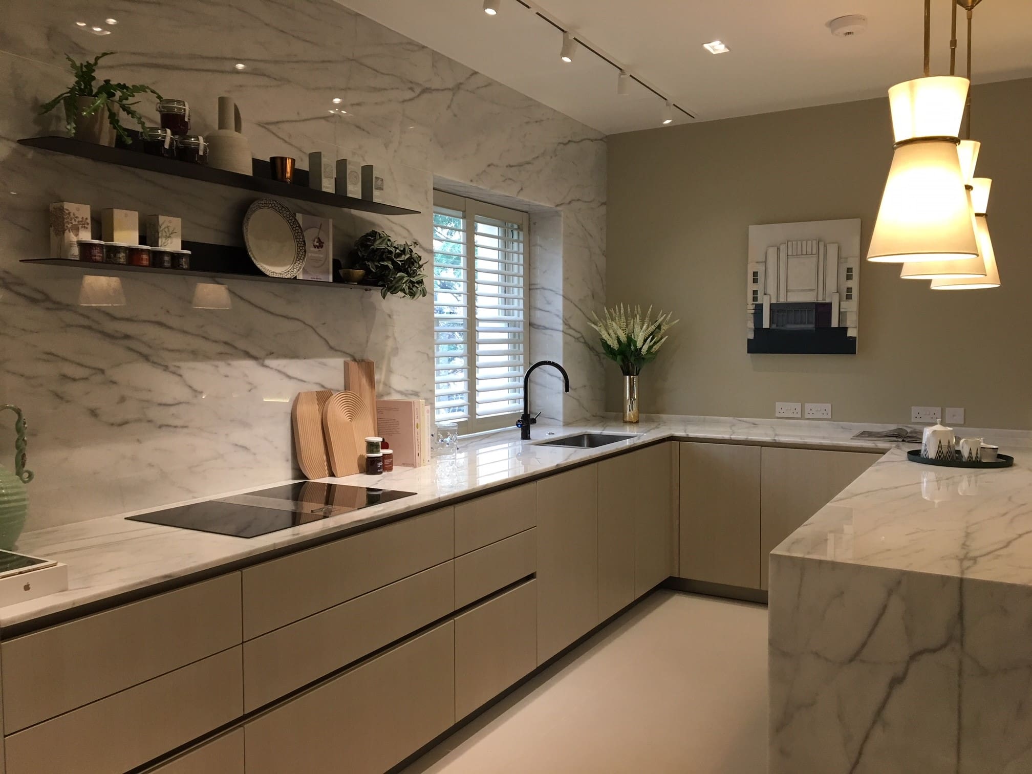 White Marble Kitchen