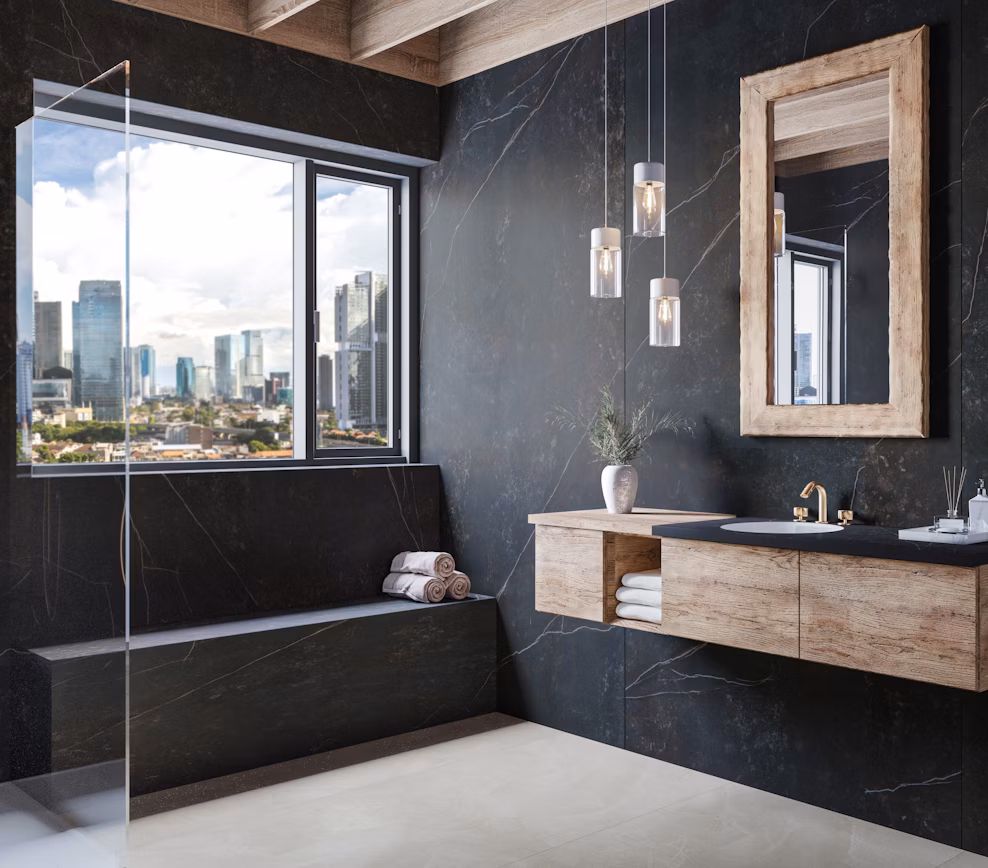 Kelya - A dark Dekton surface