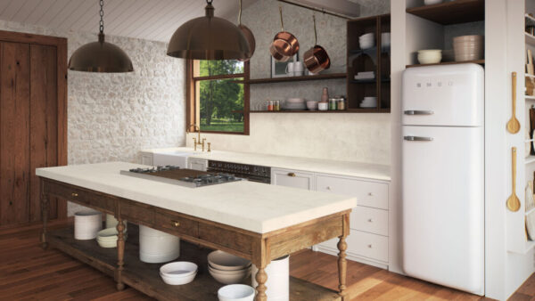 Porcelain, White Ciment 413 by Caesarstone - Image 5