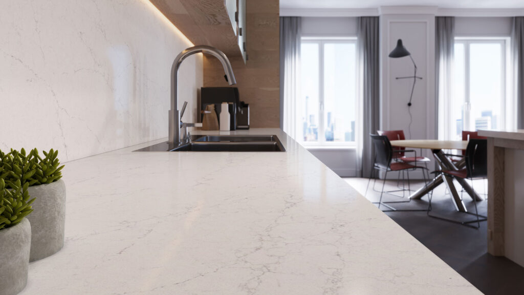 Dreamy Carrara Fusion 5140 Quartz by Caesarstone - Image 5