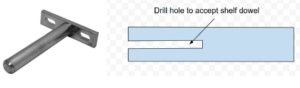 Shelf dowel
